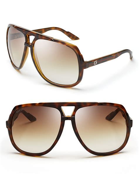 pilot sunglasses gucci|gucci oversized aviator sunglasses.